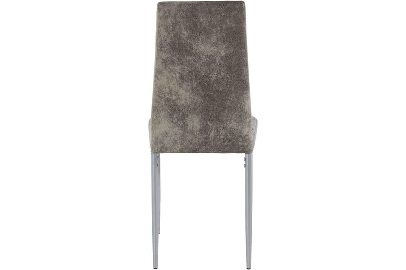 Sabie spisebordsstol Microfiber 4 stk. - lysegrå - Møbler - Stole & lænestole - Spisebordsstole & køkkenstole