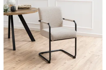 Salini Armlænsstol - Beige - Møbler - Stole & lænestole - Spisebordsstole & køkkenstole