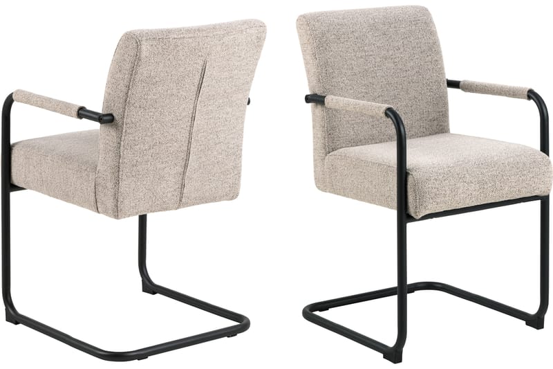 Salini Armlænsstol - Beige - Møbler - Stole & lænestole - Spisebordsstole & køkkenstole