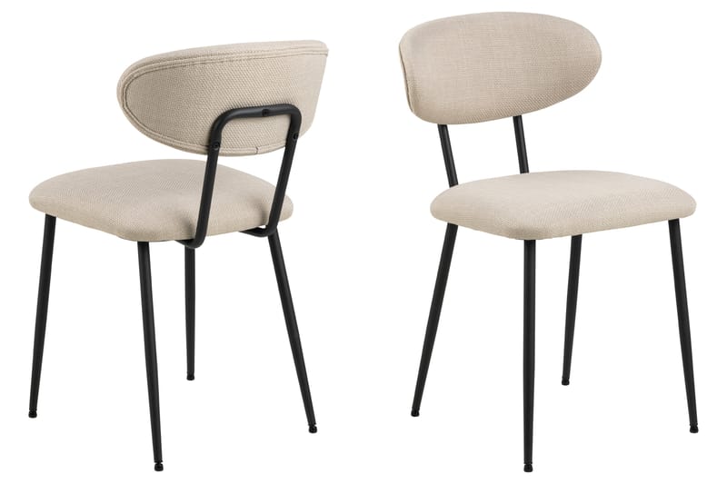 Saluke Spisestol - Beige - Møbler - Stole & lænestole - Spisebordsstole & køkkenstole