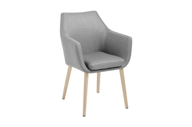 Samlar Armstol, Lysegrå/Hvidpigmenteret