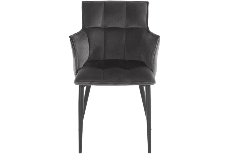 Sarielle Armstol - Antracit - Møbler - Stole & lænestole - Spisebordsstole & køkkenstole