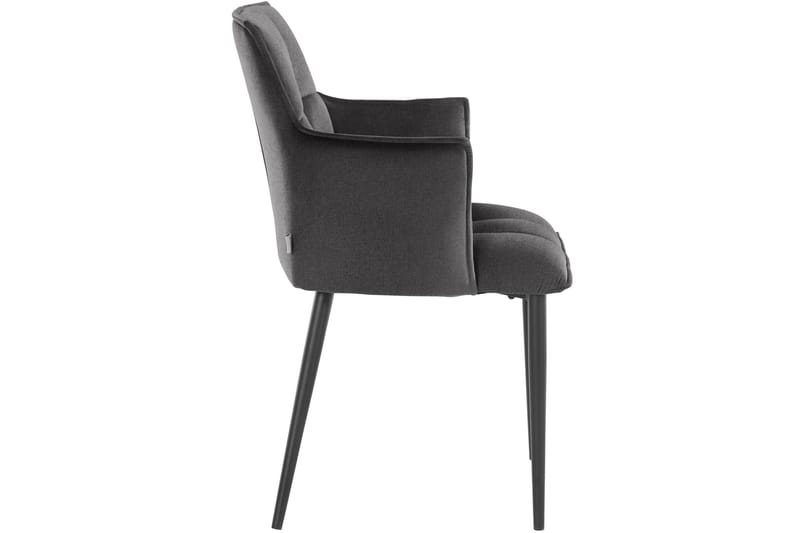 Sarielle Armstol - Antracit - Møbler - Stole & lænestole - Spisebordsstole & køkkenstole