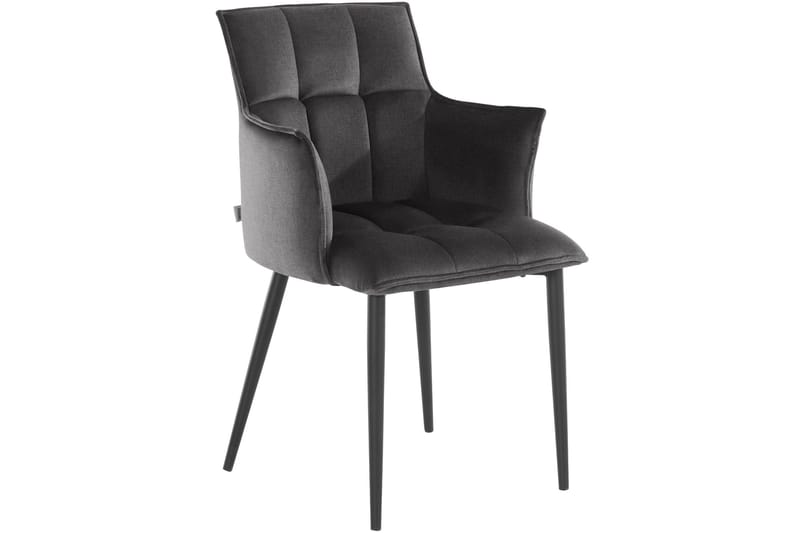 Sarielle Armstol - Antracit - Møbler - Stole & lænestole - Spisebordsstole & køkkenstole