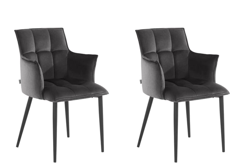 Sarielle Armstol - Antracit - Møbler - Stole & lænestole - Spisebordsstole & køkkenstole