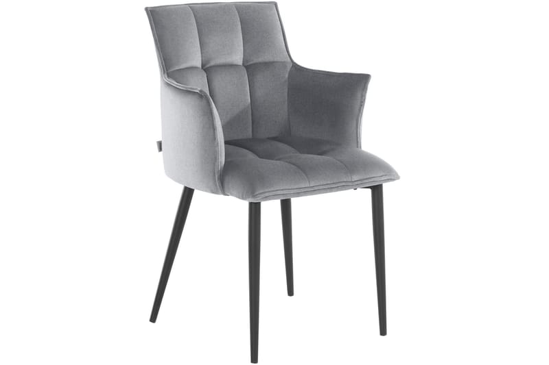 Sarielle Armstol - Grå - Møbler - Stole & lænestole - Spisebordsstole & køkkenstole