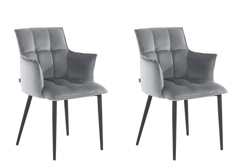 Sarielle Armstol - Grå - Møbler - Stole & lænestole - Spisebordsstole & køkkenstole