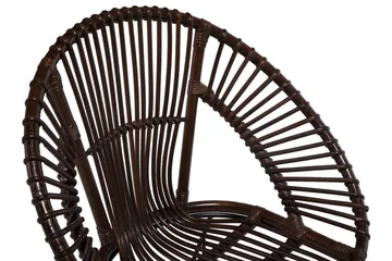 Sarita Spisebordsstol i Rattan med Metalben - Brun - Møbler - Stole & lænestole - Spisebordsstole & køkkenstole