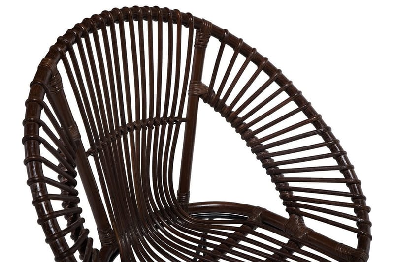 Sarita Spisebordsstol i Rattan med Metalben - Brun - Møbler - Stole & lænestole - Spisebordsstole & køkkenstole
