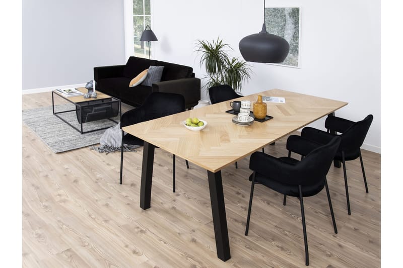 Schoer Armstol - Sort/Mat Sort - Møbler - Stole & lænestole - Spisebordsstole & køkkenstole