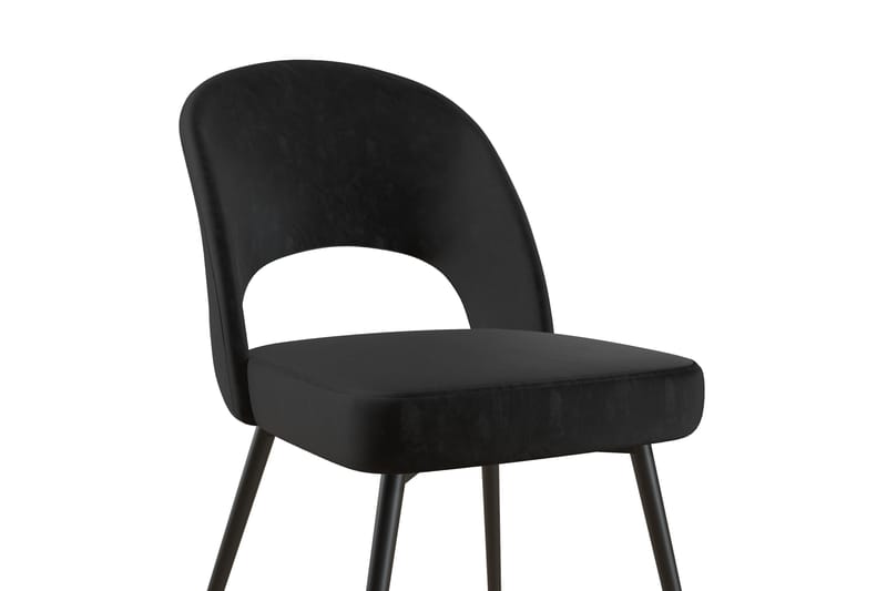 Sesto Spisebordsstol - Sort/Lyserød - Spisebordsstole & køkkenstole