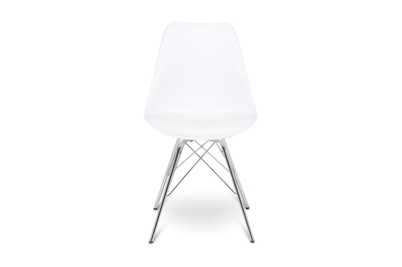 Shell Spisebordsstol Kunstlæder - Pu/Krom - Spisebordsstole & køkkenstole