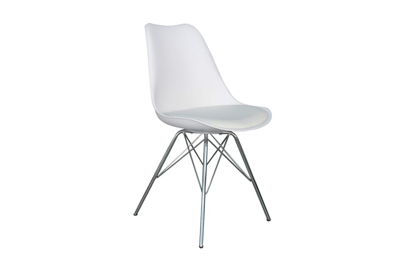 Shell Spisebordsstol Kunstlæder - Pu/Krom - Møbler - Stole & lænestole - Spisebordsstole & køkkenstole