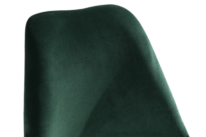Shell Spisebordsstol Velour - Grøn - Møbler - Stole & lænestole - Spisebordsstole & køkkenstole