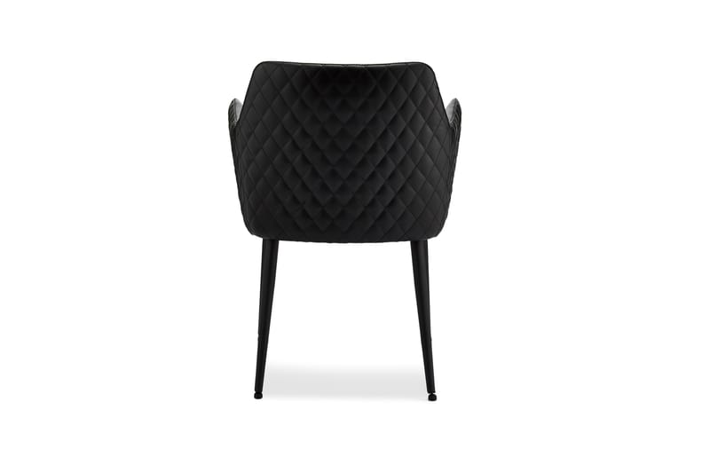 Shiva Køkkenstol Kunstlæder - Sort - Spisebordsstole & køkkenstole - Armstole