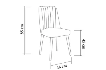 Shundrea Stol 85 cm - Træ/natur - Møbler - Stole & lænestole - Spisebordsstole & køkkenstole