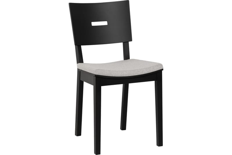 Simple Stol Sort/Grå - VOX - Spisebordsstole & køkkenstole