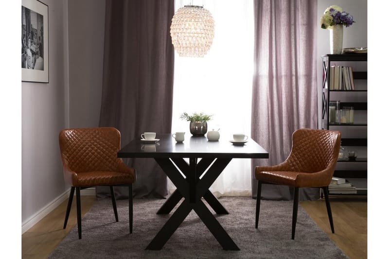 Solano stolsæt ca. 2 stk - Brun - Møbler - Stole & lænestole - Spisebordsstole & køkkenstole