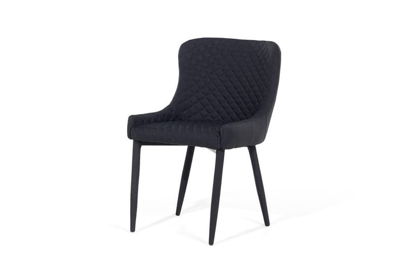 Solano stolsæt ca. 2 stk - Sort - Spisebordsstole & køkkenstole