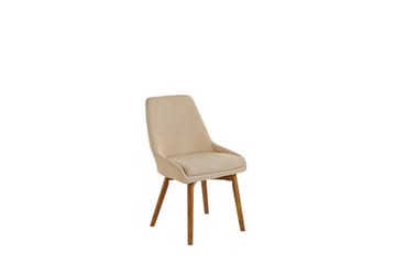 Spisebordsstol 2 st beige MELFORT - Beige - Møbler - Stole & lænestole - Spisebordsstole & køkkenstole