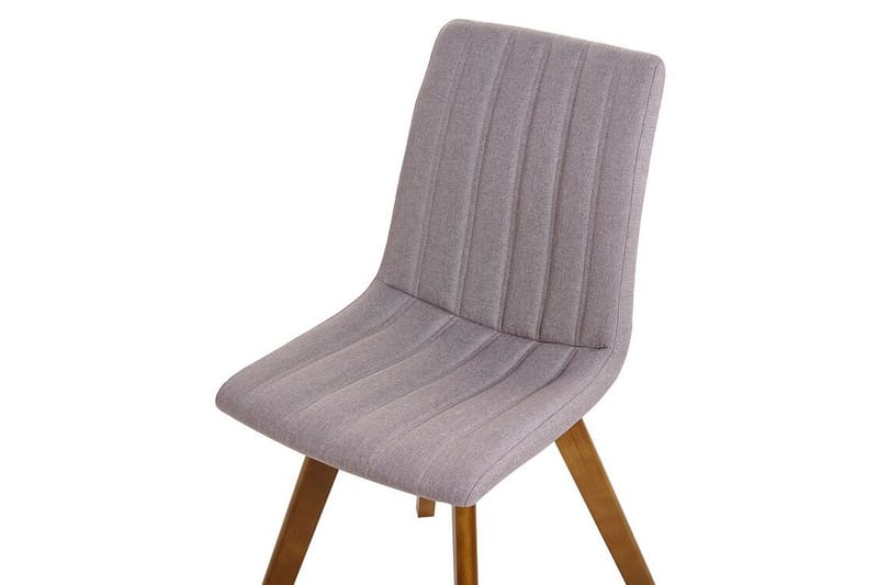 Spisebordsstol 2 st brungrå CALGARY - Grå - Spisebordsstole & køkkenstole