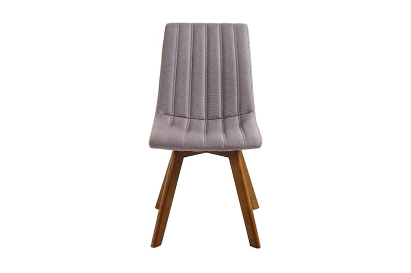 Spisebordsstol 2 st brungrå CALGARY - Grå - Møbler - Stole & lænestole - Spisebordsstole & køkkenstole