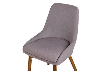 Spisebordsstol 2 st brungrå MELFORT - Grå - Møbler - Stole & lænestole - Spisebordsstole & køkkenstole