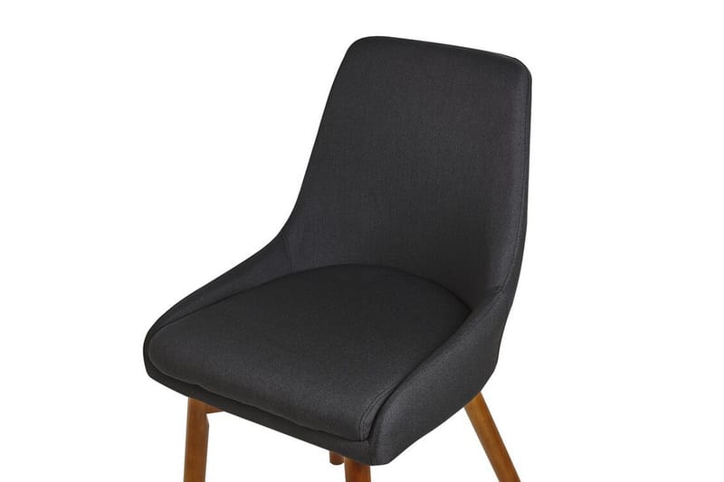 Spisebordsstol 2 st sort MELFORT - Sort - Møbler - Stole & lænestole - Spisebordsstole & køkkenstole