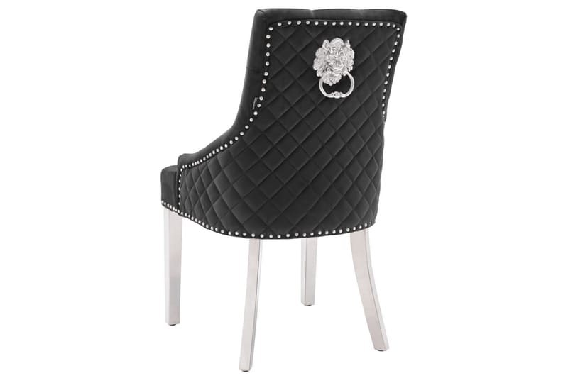 spisebordsstol fløjl sort - Sort - Spisebordsstole & køkkenstole - Armstole