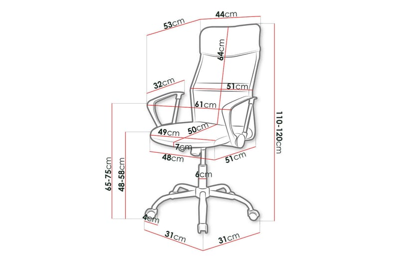 Spisebordsstol Sort - Spisebordsstole & køkkenstole - Armstole