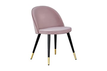 Spisebordsstol uden armlæn Venture Home Valeri Spisebordsstol Sort||Pink - Møbler - Stole & lænestole - Spisebordsstole & køkkenstole