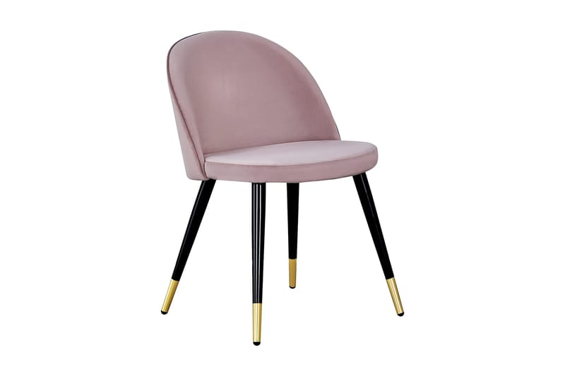 Spisebordsstol uden armlæn Venture Home Valeri Spisebordsstol Sort||Pink
