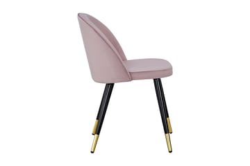 Spisebordsstol uden armlæn Venture Home Valeri Spisebordsstol Sort||Pink - Møbler - Stole & lænestole - Spisebordsstole & køkkenstole