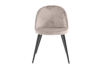 Spisebordsstol uden armlæn Venture Home Velvet Køkkenstol Fløjl Rosa - Møbler - Stole & lænestole - Spisebordsstole & køkkenstole
