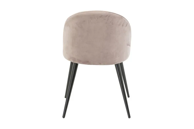 Spisebordsstol uden armlæn Venture Home Velvet Køkkenstol Fløjl Pink - Møbler - Stole & lænestole - Spisebordsstole & køkkenstole