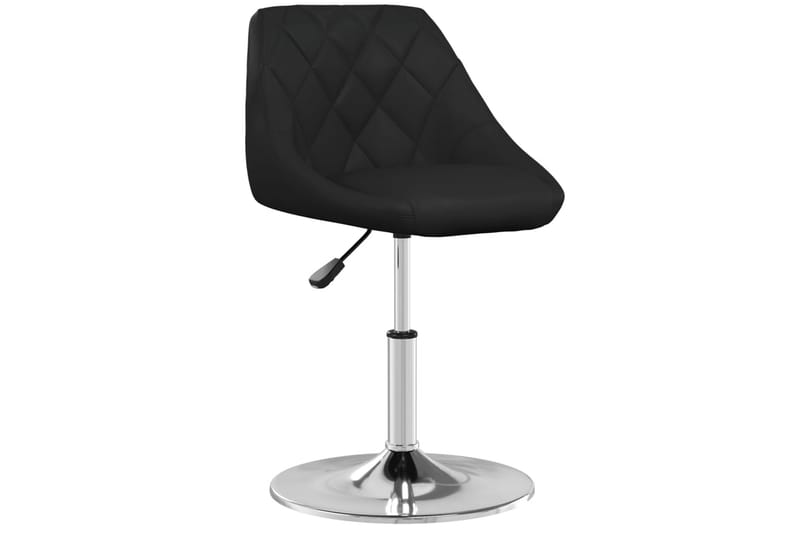 spisebordsstole 2 stk. kunstlæder sort - Sort - Spisebordsstole & køkkenstole - Armstole