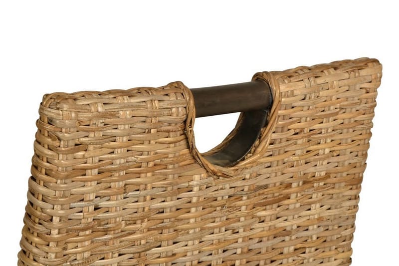 Spisebordsstole 4 Stk. Kubu-Rattan Mangotræ - Brun - Møbler - Stole & lænestole - Spisebordsstole & køkkenstole