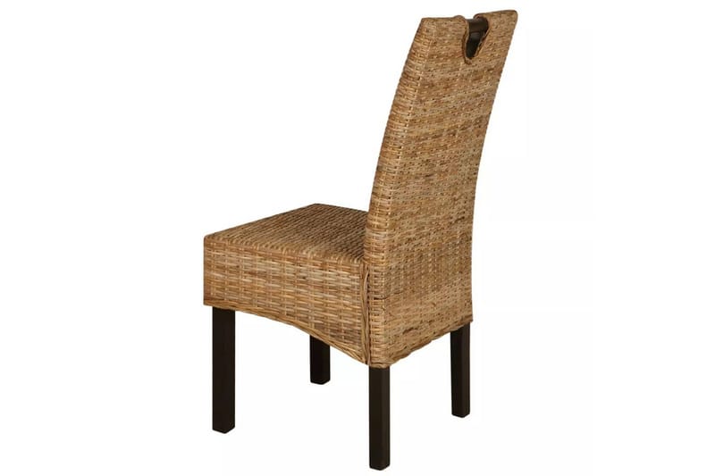 Spisebordsstole 6 Stk. Kubu-Rattan Mangotræ - Brun - Møbler - Stole & lænestole - Spisebordsstole & køkkenstole