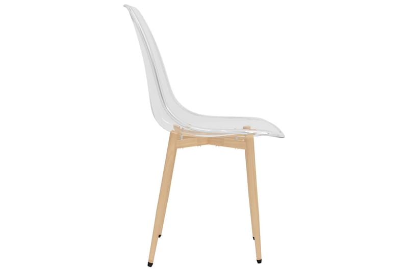 spisebordsstole 6 stk. PET transparent - gennemsigtig - Spisebordsstole & køkkenstole - Armstole