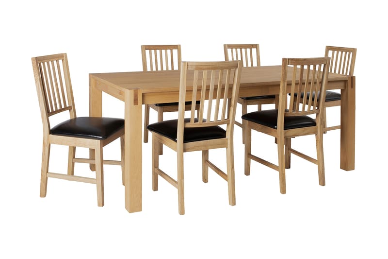 Stol GLOUCESTER 43xD42xH94cm sort træ: eg - Spisebordsstole & køkkenstole