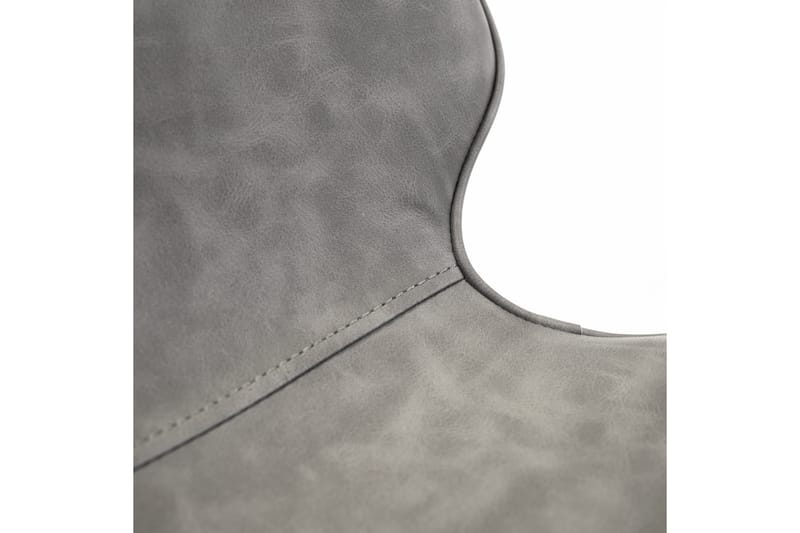 Stol HELENA 50x46xH82cm grå imiteret læder - Spisebordsstole & køkkenstole