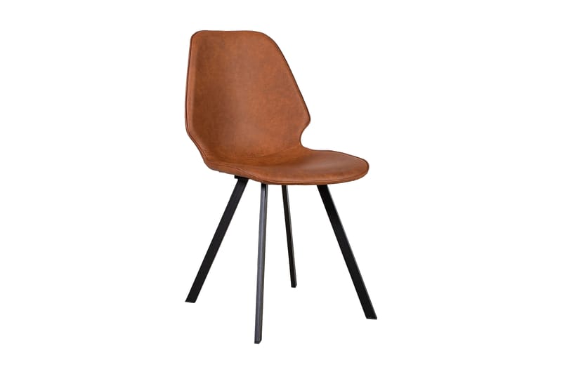 Stol HELENA 50x46xH82cm imiteret læder - Spisebordsstole & køkkenstole