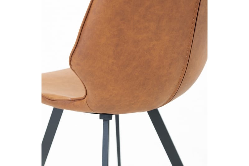 Stol HELENA 50x46xH82cm imiteret læder - Møbler - Stole & lænestole - Spisebordsstole & køkkenstole