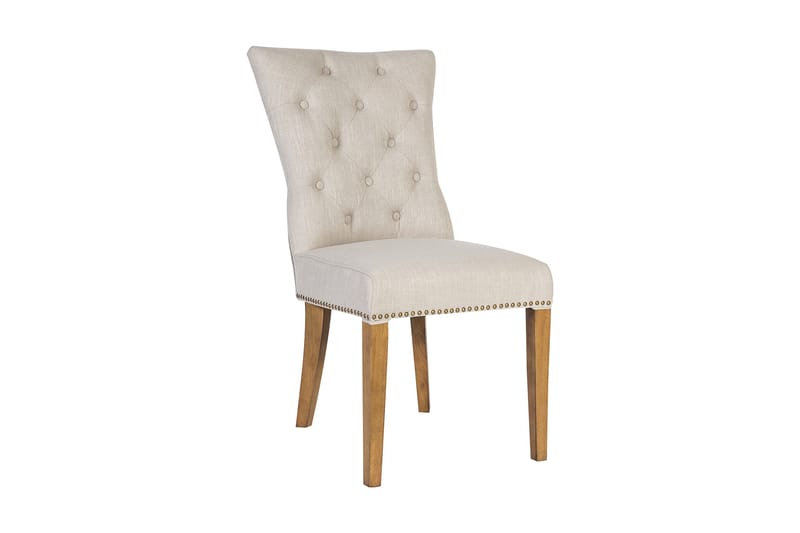 Stol HOLMES 55x68xH99cm stoffarve: beige - Spisebordsstole & køkkenstole