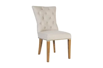 Stol HOLMES 55x68xH99cm stoffarve: beige - Møbler - Stole & lænestole - Spisebordsstole & køkkenstole