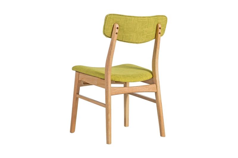 Stol JAXTON 49x535xH80cm farve: grøn farve: eg - Spisebordsstole & køkkenstole