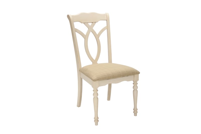 Stol LILY 49x63xH98cm farve: beige antikhvid - Spisebordsstole & køkkenstole