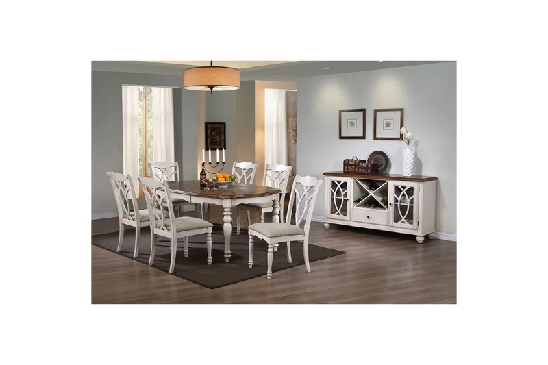 Stol LILY 49x63xH98cm farve: beige antikhvid - Møbler - Stole & lænestole - Spisebordsstole & køkkenstole