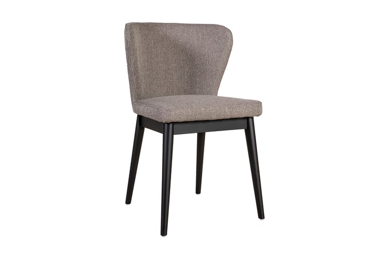 Stol LISBON 535x54xH815 grå sorte træben - Spisebordsstole & køkkenstole