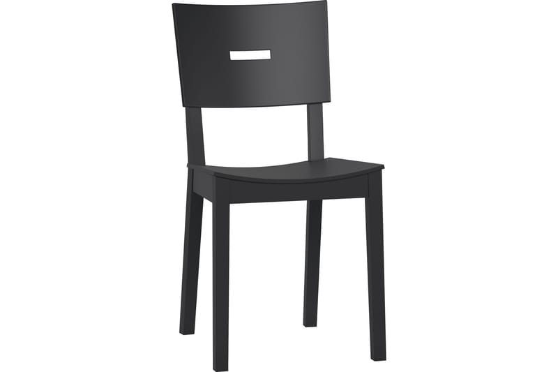 Stol SIMPLE sort - VOX - Spisebordsstole & køkkenstole